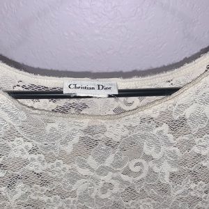Christian Dior lace blouse